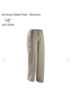 Arc'teryx Women's Rabat Pants in Toasted Coconut sz.12